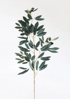 Afloral Artificial Plants Fake Olive Branch - 35"