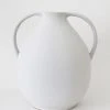 Afloral Natural White Clay Jug Vase - 14" Vases