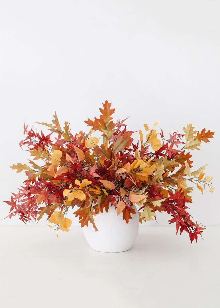 Afloral Fake Terracotta Eucalyptus Leaves - 23" Artificial Plants