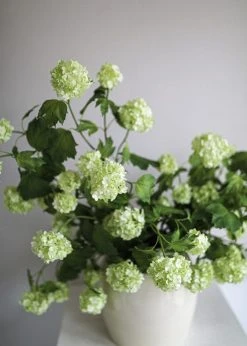 Afloral Soft Green Artificial Snowball Flowers - 24" Artificial Flowers