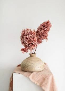 Afloral Natural Unpolished Paulownia Wood Vase - 5.25" Vases