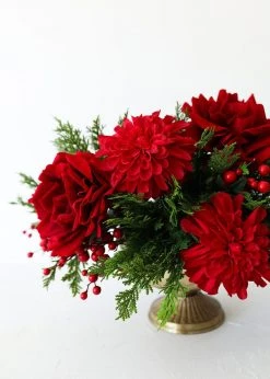 Afloral Artificial Holiday Berries In Red - 13