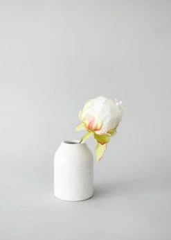 Afloral Vases White Speckled Flynn Vase - 3.75