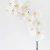 Afloral Artificial Flowers Large White Real Touch Fake Orchids - 44"