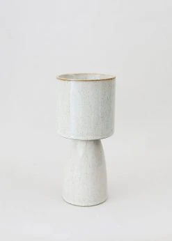 Afloral Ceramic Speckled Plant Stand - 8.75"