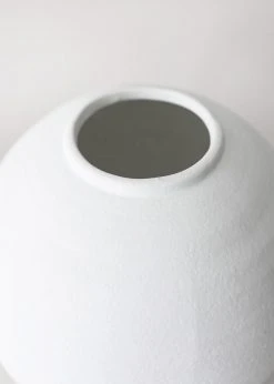 Afloral Vases White Concrete Konos Vase - 10.75