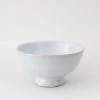 Afloral Glazed White Terra Cotta Compote Bowl - 3.75" Vases