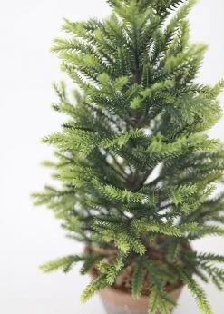 Afloral Fake Mini Spruce Christmas Tree - 23" Artificial Plants