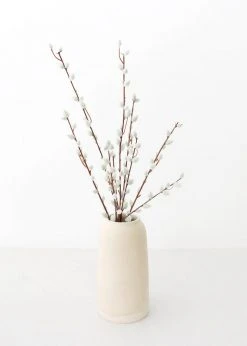 Afloral Artificial Flowers Artificial Pussy Willow Branch - 31