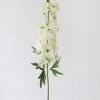 Afloral Artificial Flowers Delphinium Silk Flower In Cream - 36.5"