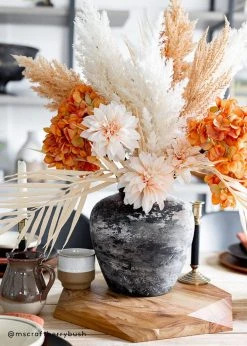 Afloral Fake Pampas Grass In Tan - 33