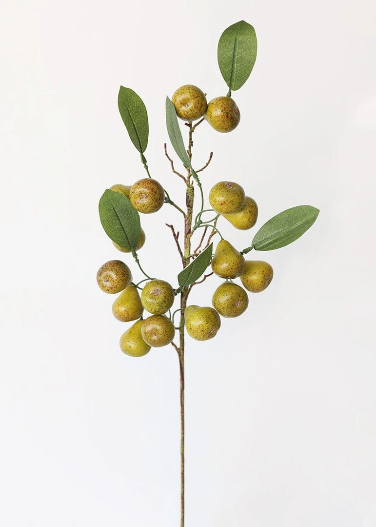 Afloral Artificial Pear Branch - 30" Artificial Flowers