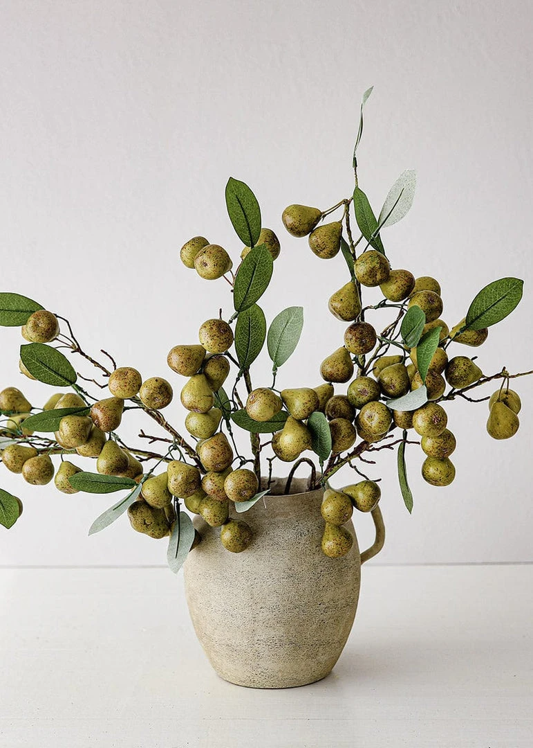 Afloral Artificial Pear Branch - 30" Artificial Flowers