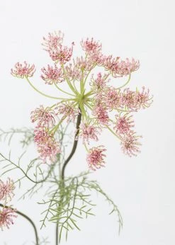 Afloral Artificial Flowers Pink Artificial Queen Anne's Lace - 33