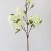 Afloral Cream Artificial Bouvardia Flower Branch - 32" Artificial Flowers