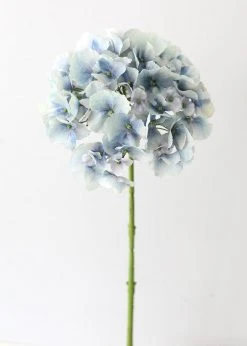 Afloral Blue Grey Fake Hydrangea Flower - 20.5