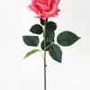 Afloral Real Touch Rose In Watermelon Pink - 20.5" Artificial Flowers