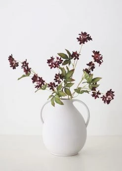 Afloral Burgundy Artificial Viburnum Wildflowers - 37