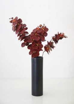 Afloral Artificial Flowers Burgundy Red Fake Phalaenopsis Orchids - 30