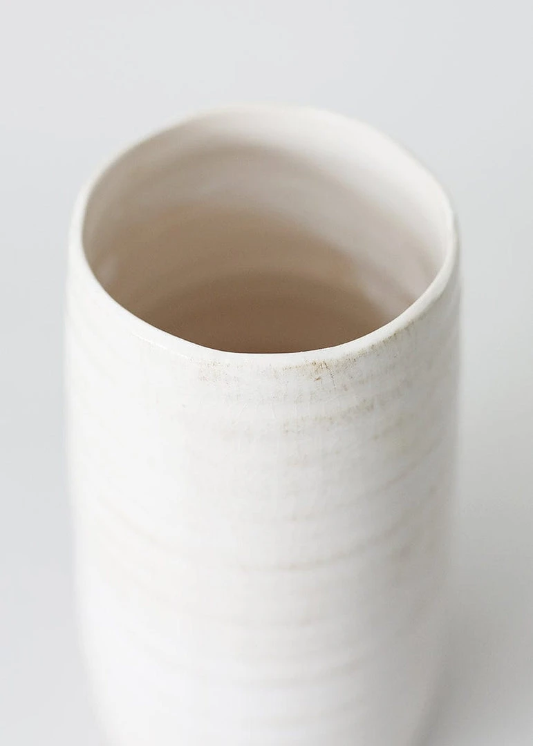 Afloral Neutral Ceramic Waterproof Flower Vase - 11.75" Vases