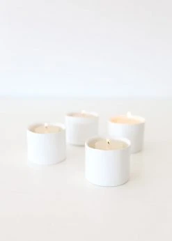 Afloral Petite White Ceramic Votive Holder - 2.25-2.5" Vases