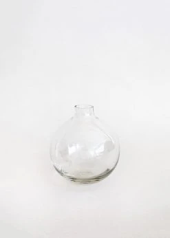 Afloral Vases Round Glass Bud Vase - 5.75"
