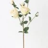Afloral Faux Dried Rose In Cream - 27.5" Artificial Flowers