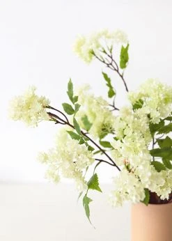 Afloral Cream Artificial Bouvardia Flower Branch - 32" Artificial Flowers