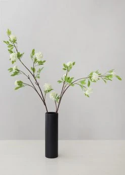 Afloral Artificial Flowers Cream Fake Viburnum Wildflower Branch - 46