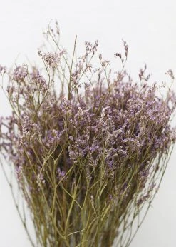 Afloral Natural Dried Purple Statice Flowers - 18-24" Dried Flowers