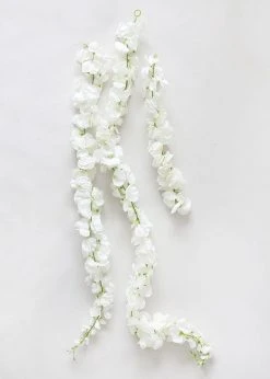 Afloral Artificial Wisteria 3-Strung Hanging Garland - 28-44"