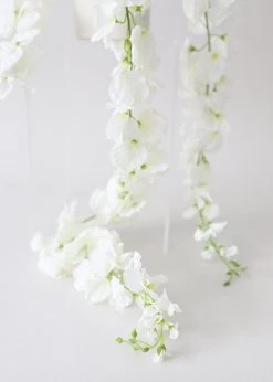 Afloral Artificial Wisteria 3-Strung Hanging Garland - 28-44