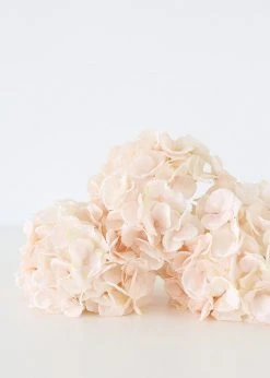 Afloral Oversized Artificial Hydrangea In Blush - 19