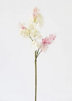 Afloral Pink Cream Artificial Lilac Flower - 25