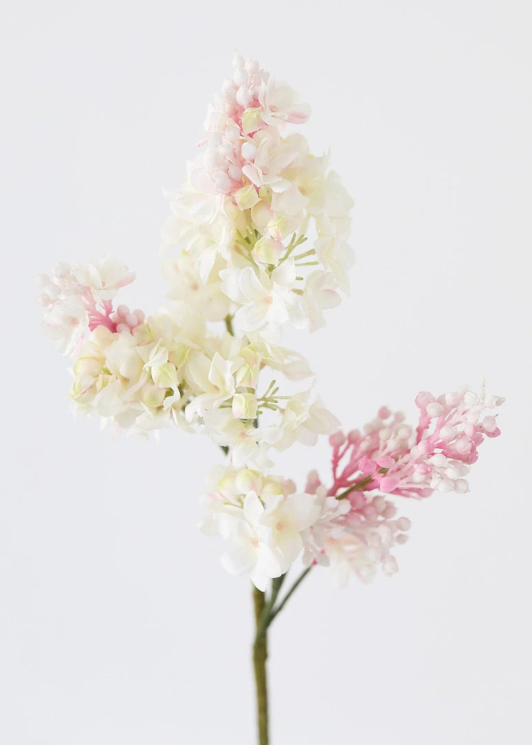 Afloral Pink Cream Artificial Lilac Flower - 25" Artificial Flowers