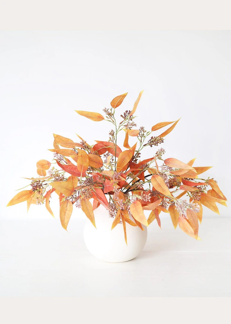 Afloral Fake Terracotta Eucalyptus Leaves - 23" Artificial Plants