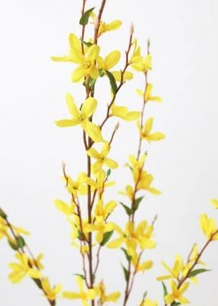 Afloral Artificial Forsythia Branch In Yellow - 38