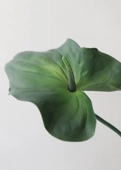 Afloral Large Tropical Anthurium Fake Leaf - 33.5