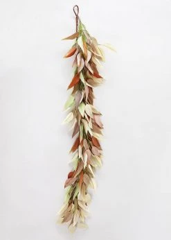 Afloral Artificial Fall Eucalyptus Leaf Garland - 48"