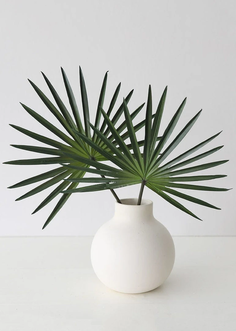 Afloral Fake Fan Palm Tropical Leaf - 28"