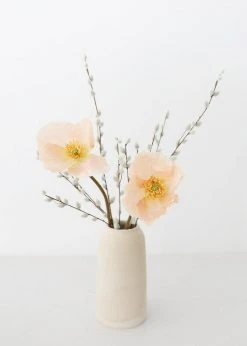 Afloral Artificial Flowers Artificial Pussy Willow Branch - 31