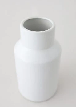 Afloral Everyday Flower Vase In White - 9