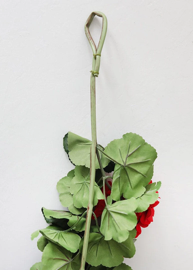 Afloral Geranium UV Protected Outdoor Flower Garland - 72"