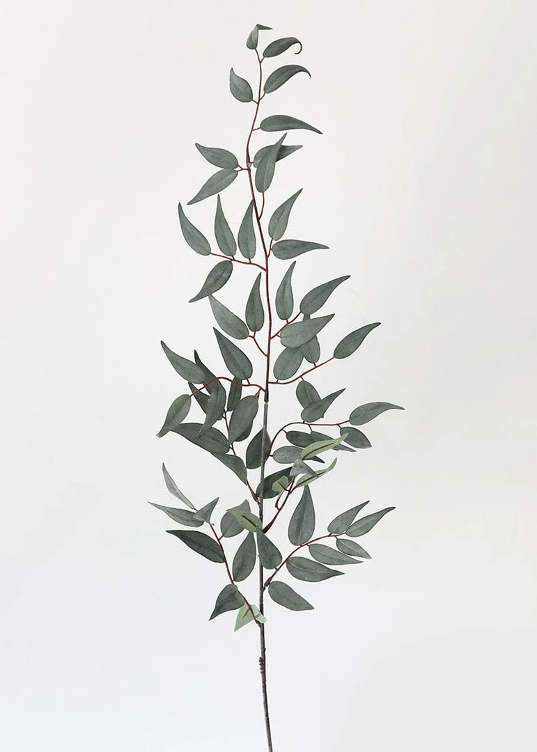 Afloral Artificial Plants Artificial Italian Ruscus Leaf Branch - 36"