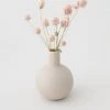 Afloral Beige Mini Ceramic Bud Vase - 5"