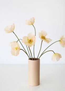 Afloral Soft Peach Silk Poppy - 23