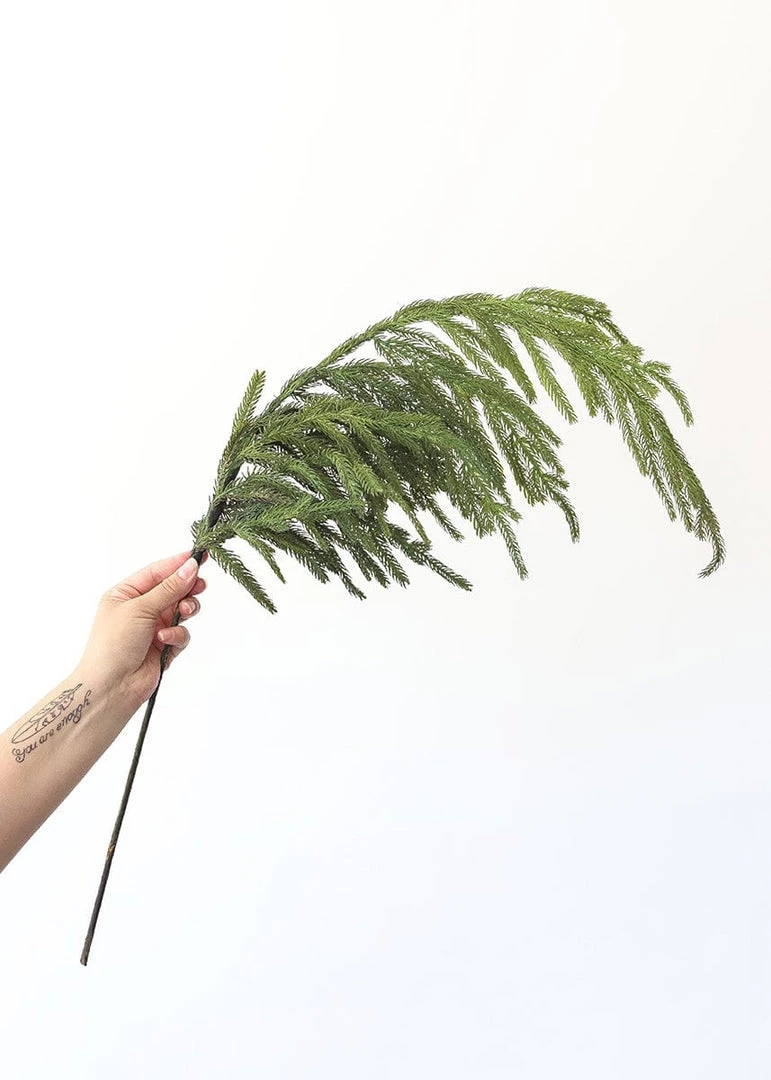 Afloral Real Touch Norfolk Pine Branch - 36" Artificial Plants