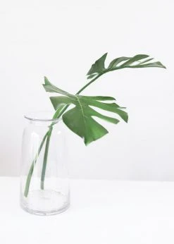 Afloral Artificial Plants Real Touch Monstera Leaf - 29"