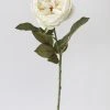 Afloral Eggshell Cream English Cabbage Rose - 25" Artificial Flowers