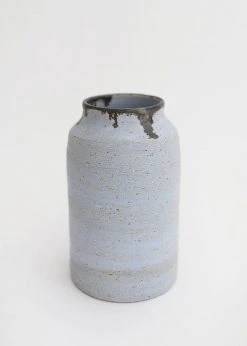 Afloral Vases Lavender Haze Speckled Clay Vase By Gina DeSantis Ceramics - 8"
